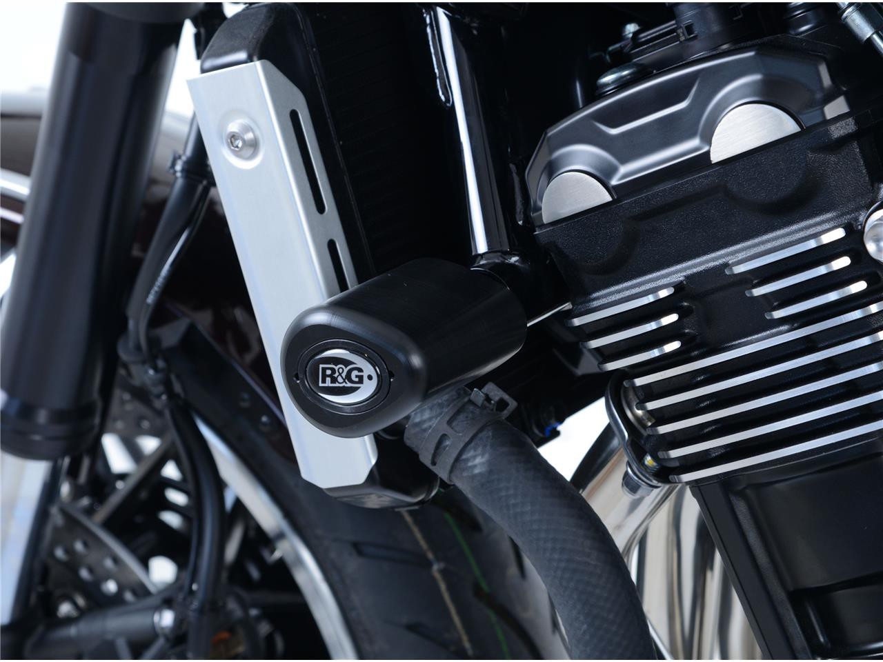 Tampon de protection R&G Aero pour Kawasaki Z900 RS (18-24) - CP0440BL