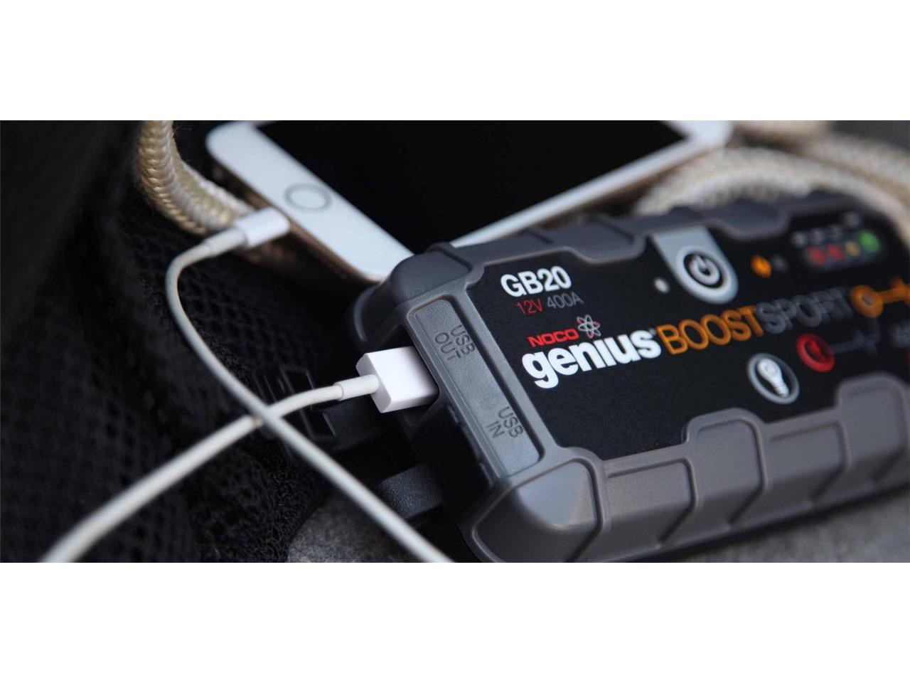 Booster de Batterie Moto NOCO GENIUS GB20 12v - 400A