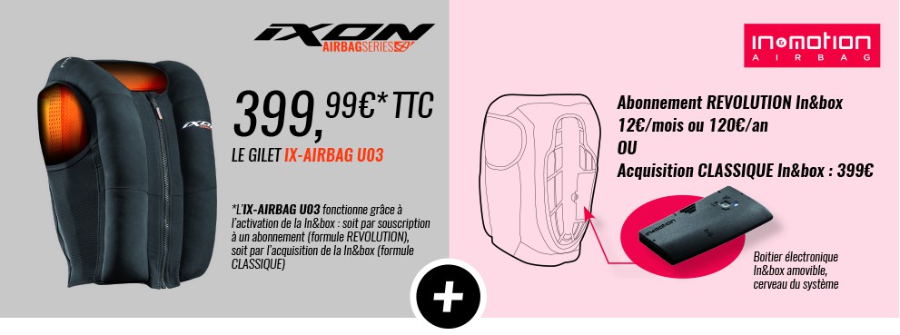 Gilet Airbag IXON IX-AIRBAG U03