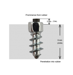 Crampons Vissables IGRIP ST11 11mm x 150pcs pour Pneus Quad - SSV
