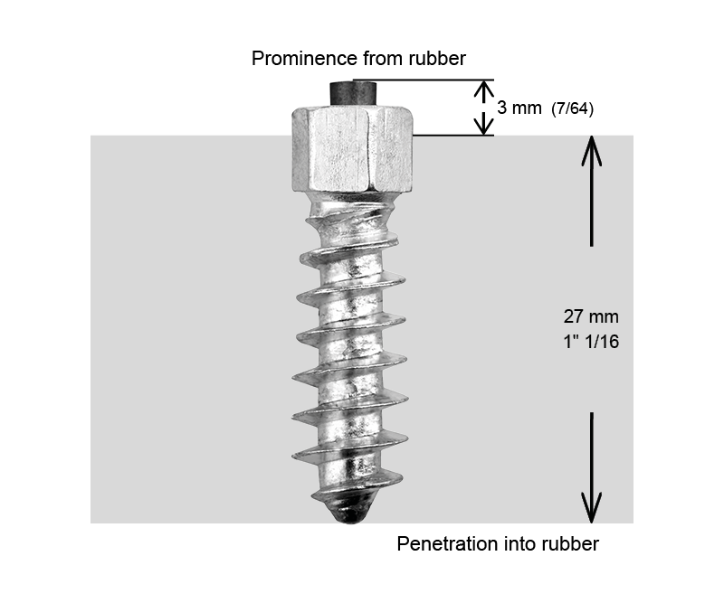Crampons Vissables IGRIP ST30 30mm x 150pcs pour Pneus Quad - SSV