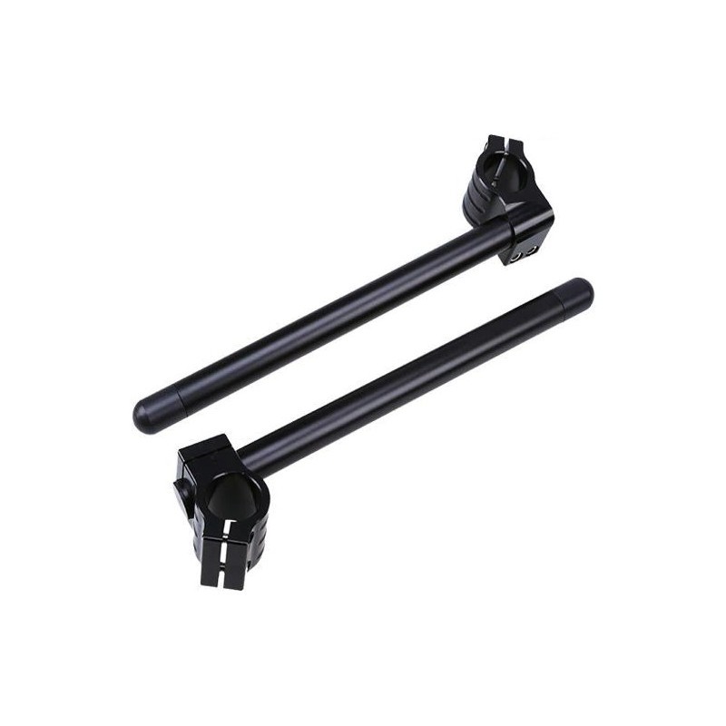 Demi Guidons Bracelet Moto Noir Aluminium Taillé Masse