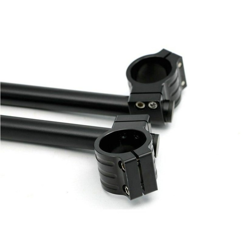 Demi Guidons Bracelet Moto Noir Aluminium Taillé Masse