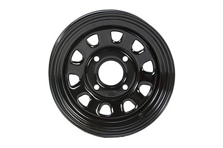 Jante Quad Acier Noire ITP Rando Utilitaire 12x7 - 4x110 - 4+3 (Spécial Yamaha 700 Viking)