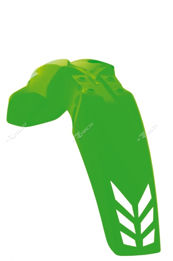 Garde Boue Avant Vert Fluo USA RaceTech Moto pour Kawasaki KX250 F (13-16) - R-PAKXFVF9913