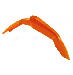 Garde Boue Avant Orange / Blanc RaceTech Moto pour KTM EXC-F250 (14-16) EXC-F350 (14-16) EXC450 (14-16) EXC500 (14-16) - R-PAKTM