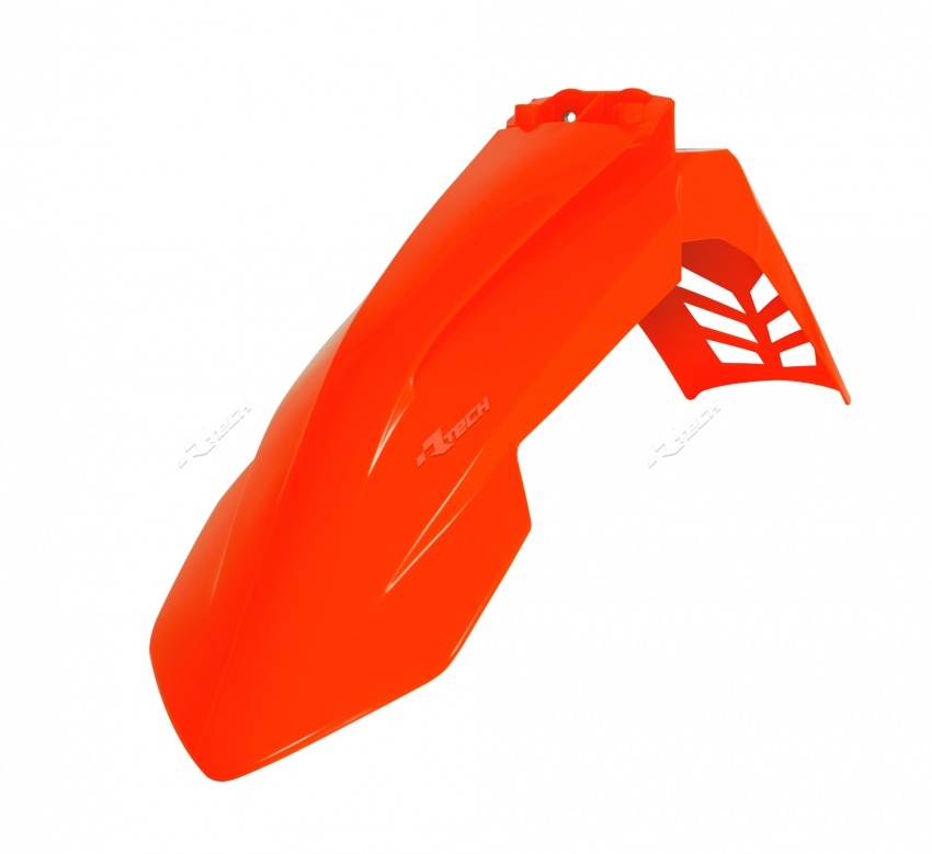 Garde Boue Avant Orange fluo RaceTech Moto pour KTM SX125 (16-20) SX150 (16-18) SX250 (16-20) - R-PAKTMAN9916