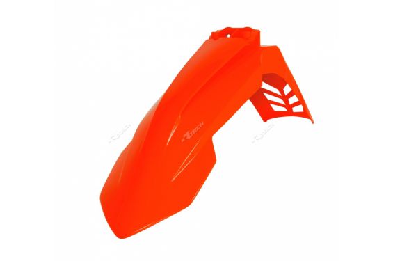 Garde Boue Avant Orange fluo RaceTech Moto pour KTM SX-F250 (16-20) SX-F350 (16-20) SX-F450 (16-20) - R-PAKTMAN9916