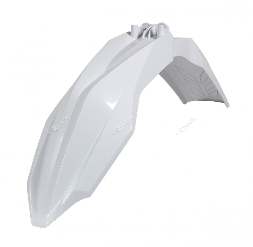 Garde Boue Avant Blanc RaceTech Moto pour Husqvarna FC250 (14-15) FC350 (14-15) FC450 (14-15) - R-PAHSQBN9915