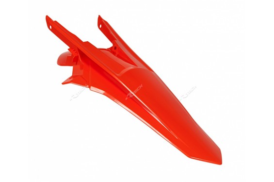 Garde Boue Arrière Orange / Orange fluo RaceTech Moto pour KTM EXC250 (17-20) EXC300 (17-20) - R-PPKTMAR0017