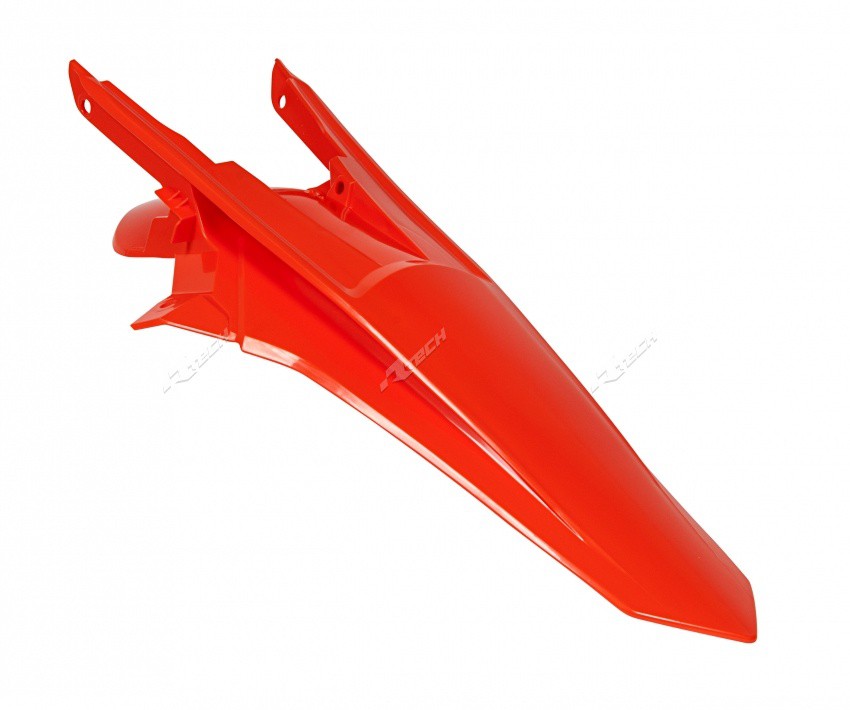 Garde Boue Arrière Orange / Orange fluo RaceTech Moto pour KTM EXC250 (17-20) EXC300 (17-20) - R-PPKTMAR0017