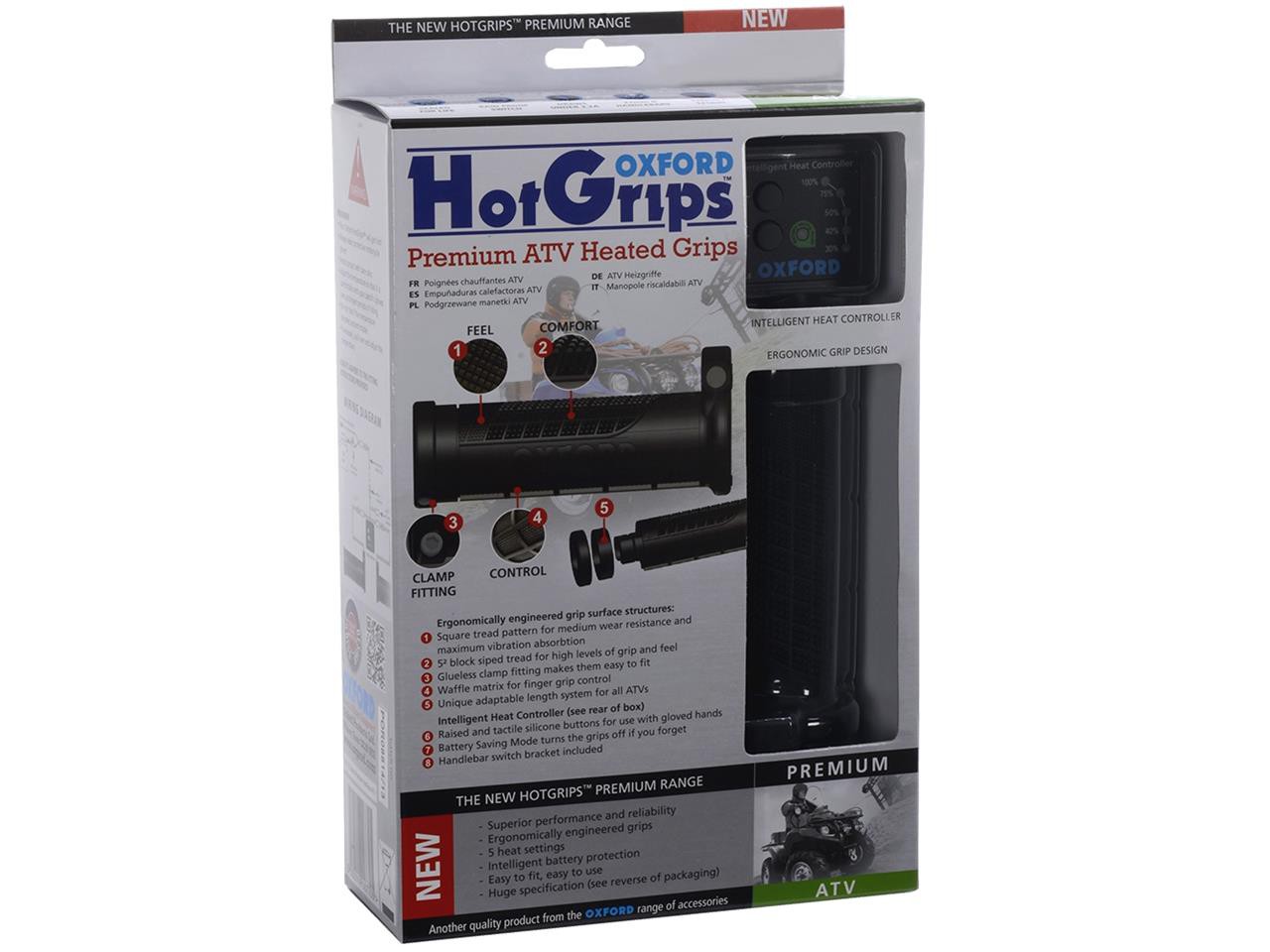 Poignées Chauffantes Quad Oxford HOT GRIP ATV ESSENTIAL PREMIUM