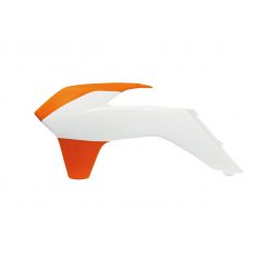 Ouies de Radiateur Orange/Blanc RaceTech Moto pour KTM SX125 (15) SX150 (15) SX250 (15-16)