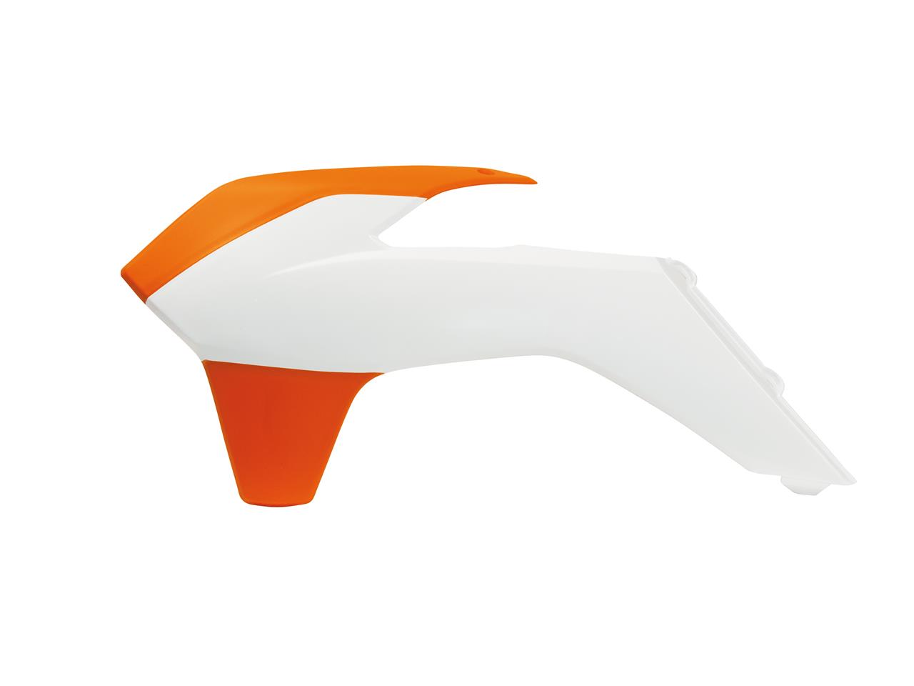 Ouies de Radiateur Orange/Blanc RaceTech Moto pour KTM SX125 (15) SX150 (15) SX250 (15-16)