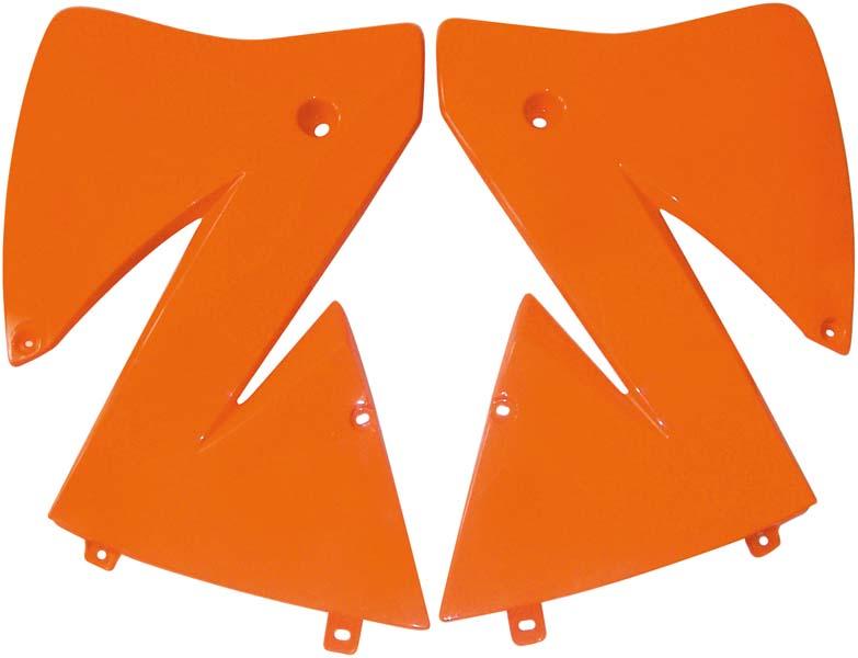 Ouies de Radiateur Orange ou Argent RaceTech Moto pour KTM EXC125 (01-02) EXC200 (01-02) EXC250 (01-02) EXC300 (01-02)