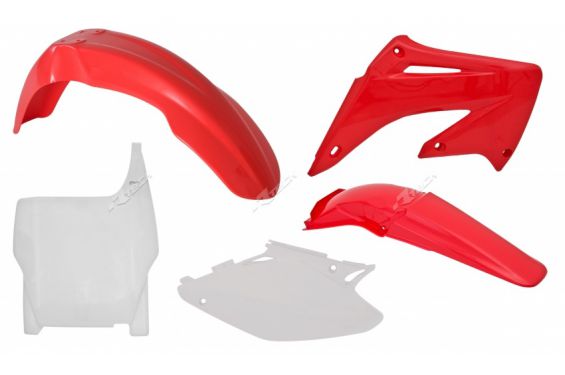 Kit Plastique RaceTech pour Moto Honda CR125 R (04-07) CR250 R (04-07)