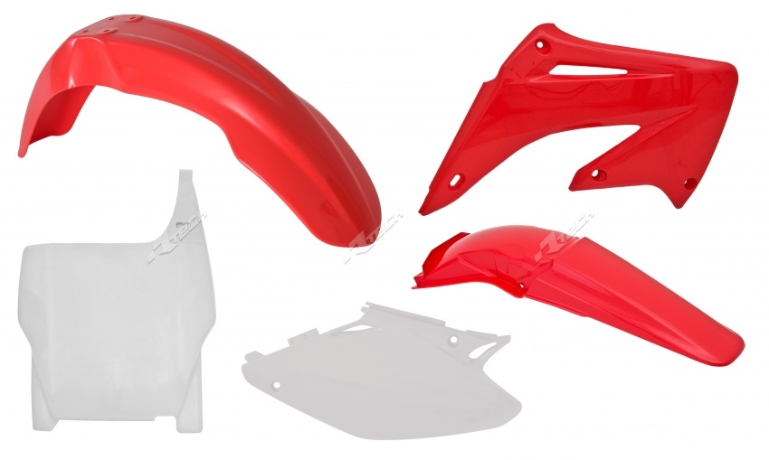 Kit Plastique RaceTech pour Moto Honda CR125 R (04-07) CR250 R (04-07)