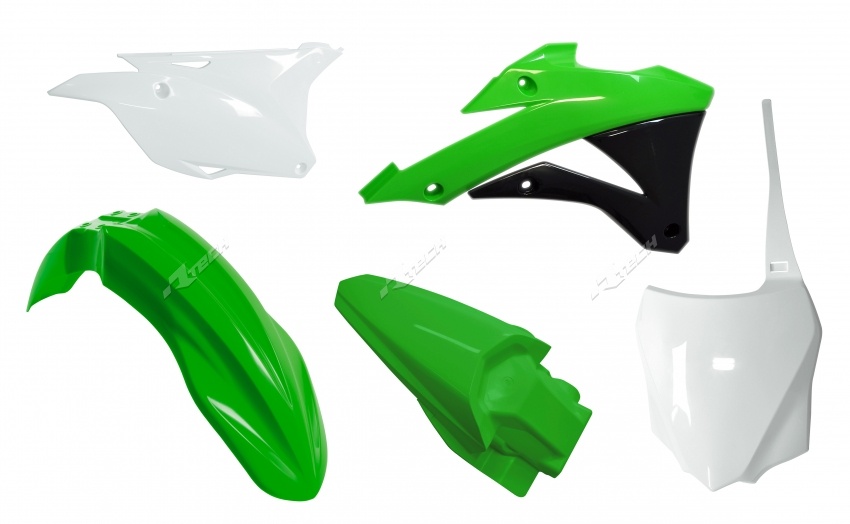 Kit Plastique RaceTech pour Moto Kawasaki KX85 (14-20) KX100 (14-18)