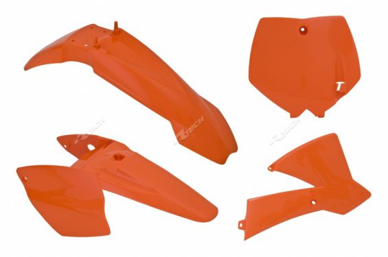 Kit Plastique RaceTech ORANGE pour Moto KTM SX65 (02-08) - R-KITKTM-AR0-506