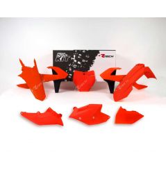 Kit Plastique RaceTech pour Moto KTM SX125 (16-18) SX150 (16-18) SX250 (17-18) - Orange fluo