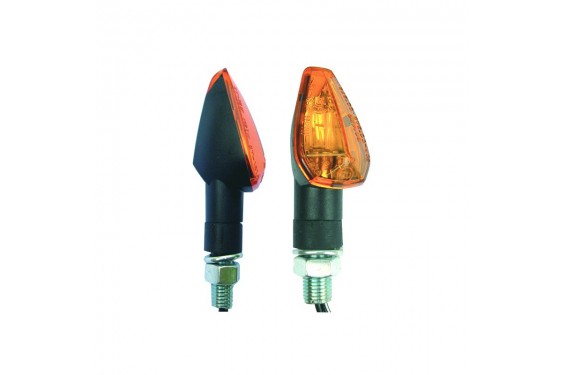 Clignotant Moto Homologué SAPHIR Noir Clignotant Moto Homologué SAPHIR Noir