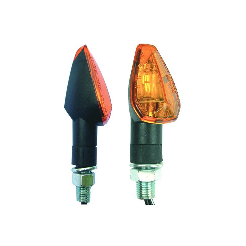 Clignotant Moto Homologué SAPHIR Noir