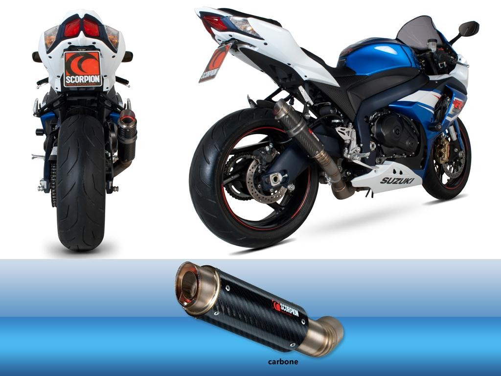 Silencieux Scorpion RP-1 GP Suzuki GSXR 1000