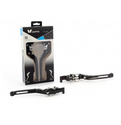 Paire de Leviers Moto Repliable Taillé Masse pour Honda VFR 750 (91-97)