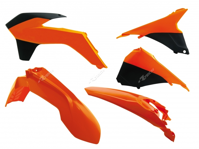 Kit Plastique RaceTech pour Moto KTM EXC-F250 (14-16) EXC-F350 (14-16) - R-KITKTM-OEM-415