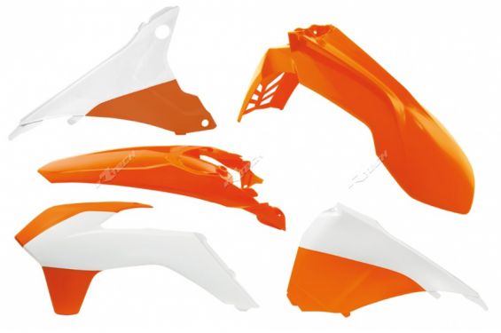Kit Plastique RaceTech pour Moto KTM EXC-F250 (14-16) EXC-F350 (14-16) - R-KITKTM-OEM-495