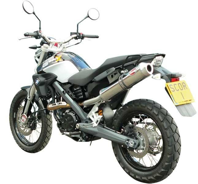 Silencieux Scorpion Factory ovale Inox BMW G650X Challenge (07-10)