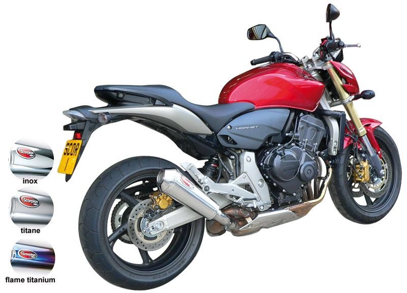 Silencieux Scorpion Power Cone Inox Honda 600 Hornet (07-14)