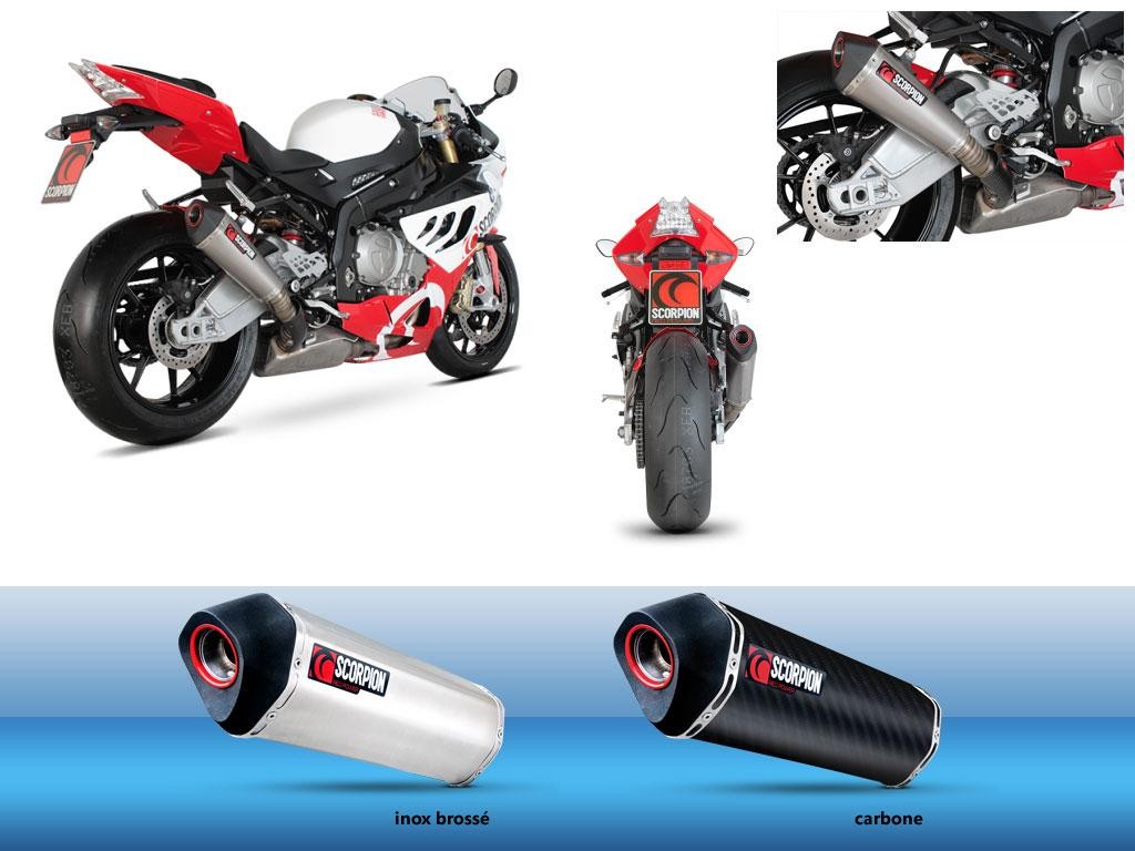 Silencieux Scorpion Serket Carbone S1000RR (09-14)