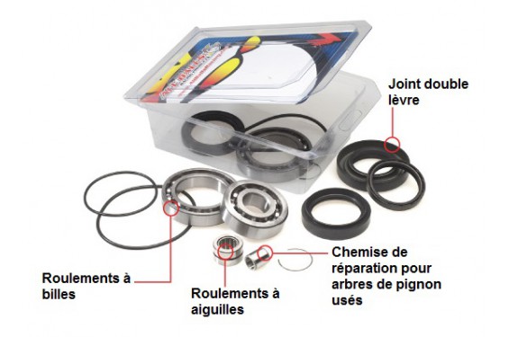 Kit Roulements et Joints de Différentiel Avant All Balls pour SSV Yamaha YXR 700 Rhino (08-14) YXM 700 Viking (14-17) - 25-2073 Kit Roulements et Joints de Différentiel Avant All Balls pour SSV Yamaha YXR 700 Rhino (08-14) YXM 700 Viking (14-17) - 25-2073