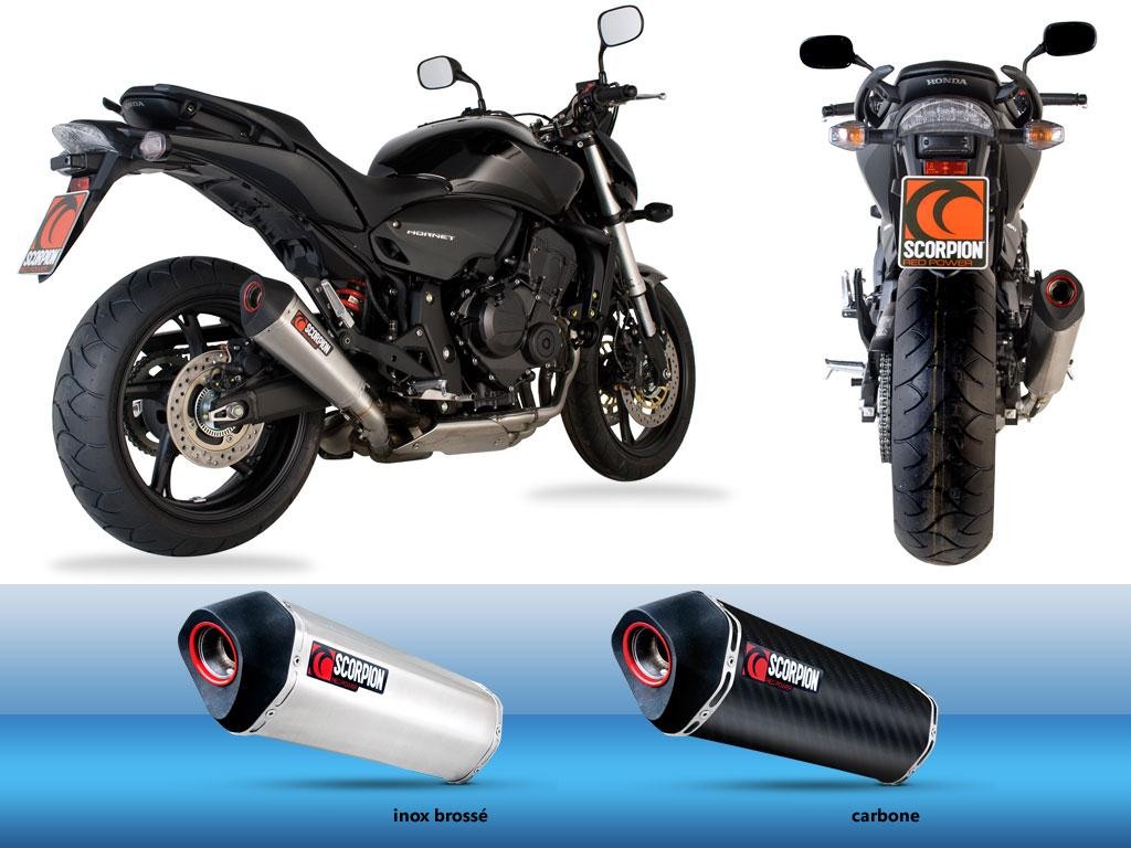 Silencieux Scorpion Serket Carbone Hornet 600 (07-13)