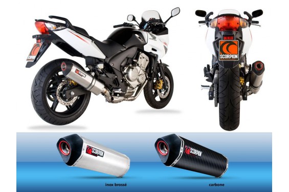 Silencieux Scorpion Serket Carbone Honda CBF600 (06-13) Silencieux Scorpion Serket Carbone Honda CBF600 (06-13)