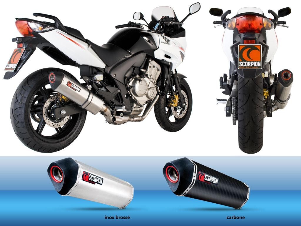Silencieux Scorpion Serket Inox Honda CBR600F (11-13)