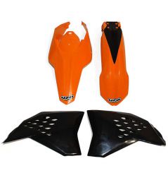 Kit Plastique UFO pour Moto KTM SX125 (07-08) SX144 (07-08) SX150 (07-08) SX250 (07-08) - Couleur Origine