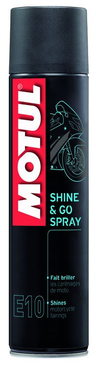 Shine & go Spray Motul MC Care E10, Nettoyage a Sec