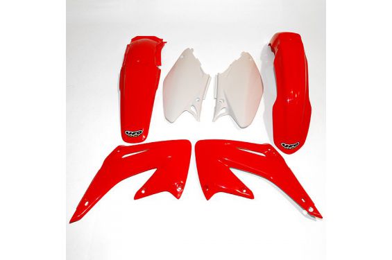 Kit Plastique UFO pour Moto Honda CR125 R (05-07) CR250 R (05-07) - Couleur Origine
