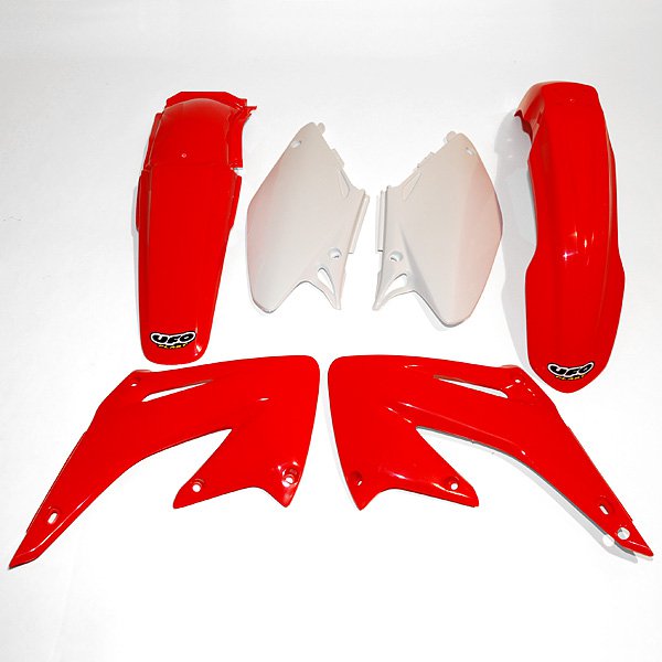 Kit Plastique UFO pour Moto Honda CR125 R (05-07) CR250 R (05-07) - Couleur Origine