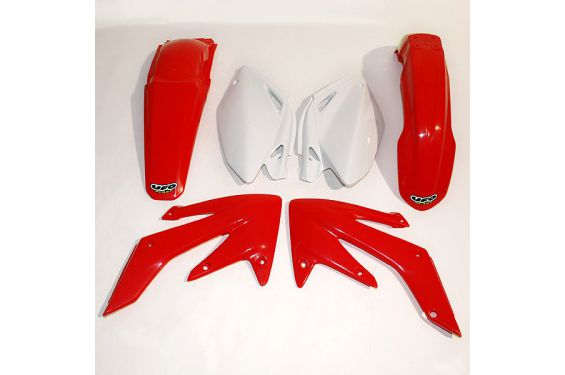Kit Plastique UFO pour Moto Honda CRF250 R (04-05) - Couleur Origine