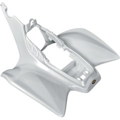 Plastique - Carénage Arrière Blanc Look Carbone MAIER pour Quad Honda TRX 450 R - ER (06-14)