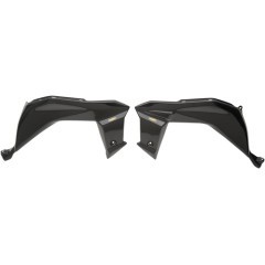Écope de Radiateur Noir MAIER pour Quad Kawasaki KFX 450 R (08-14)
