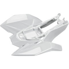 Plastique - Carénage Arrière Look Carbone Blanc MAIER pour Quad Suzuki LT-R 450 (06-09)