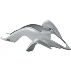 Plastique - Carénage Avant Look Carbone Blanc MAIER pour Quad Yamaha YFM 700 Raptor (06-12)