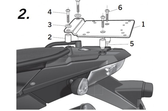 Support Top Case Shad BMW F650 GS (08-18) F700 GS (13-18) Support Top Case Shad BMW F650 GS (08-18) F700 GS (13-18)