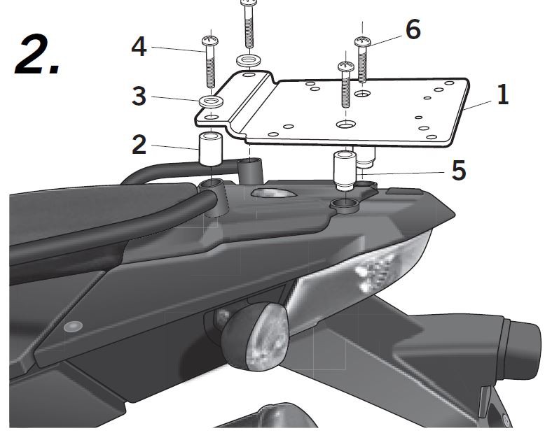 Support Top Case Shad BMW F650 GS (08-18) F700 GS (13-18)