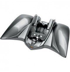 Plastique - Carénage Arrière Look Carbone MAIER pour Quad Yamaha YFM 350 Raptor (05-13)