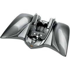 Plastique - Carénage Arrière Look Carbone MAIER pour Quad Yamaha YFM 350 Raptor (05-13)